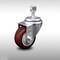 Service Caster 3 Inch SS Maroon Polyurethane Wheel Swivel 1/2 Inch Threaded Stem Caster SCC SCC-SSTS20S314-PPUB-MRN-121315 - alternate 1